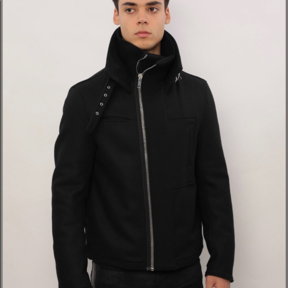 LES HOMMES wool biker jacket size EU48 US38 BNWT